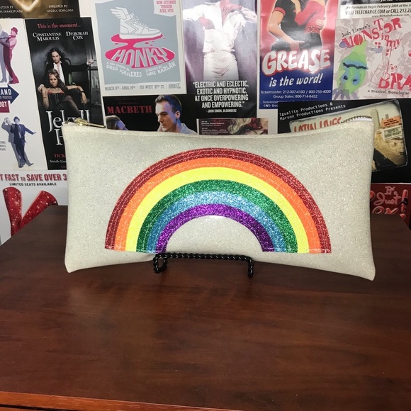 NWOT Rainbow Clutch by Julie Mollo - Picture 4 of 6
